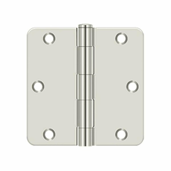 Patioplus Rad Hinge - 3.5 x 3.5 x 0.25 in. - Polished Nickel PA3850926